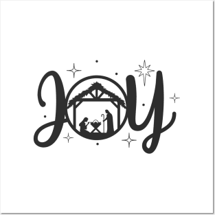 Joy Nativity Scene Posters and Art
